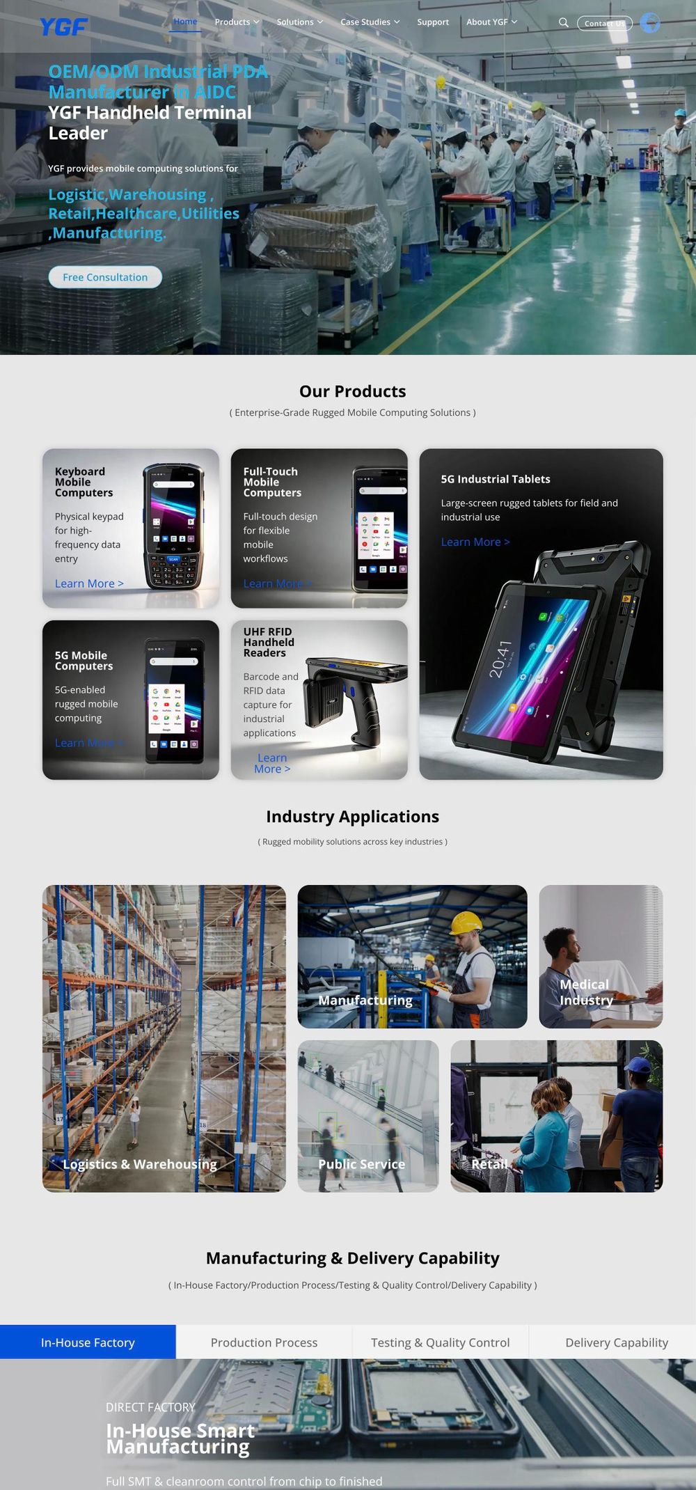 YGF website
